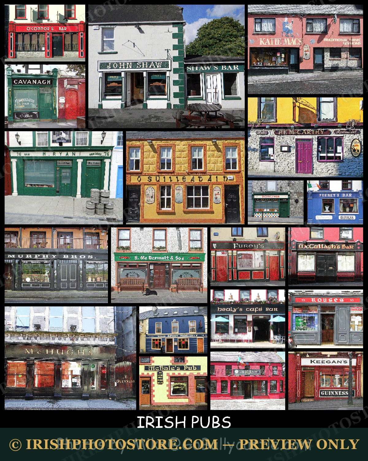 Pubs of Ireland Collage